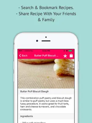 Biscuit Recipes android App screenshot 1